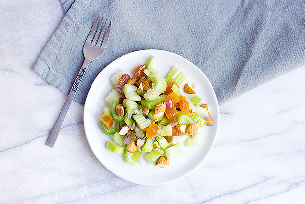 Almond Apricot Celery Salad Recipe