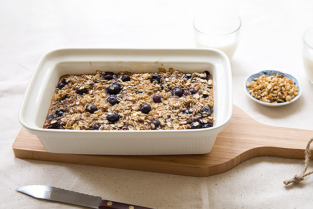 Baked Blueberry Oatmeal Recipe