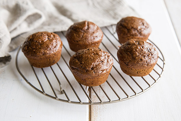 Whole Grain Chocolate Chip Muffins Recipe