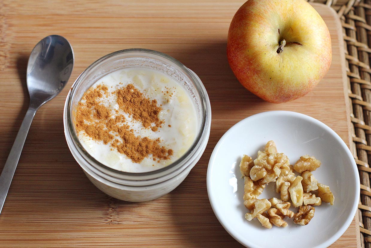 Easy, NoCook Apple Oatmeal Recipe MyFoodDiary