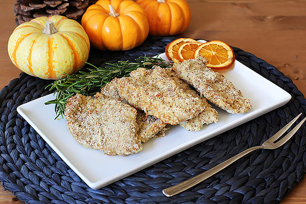 Almond Dijon Turkey Cutlets Recipe