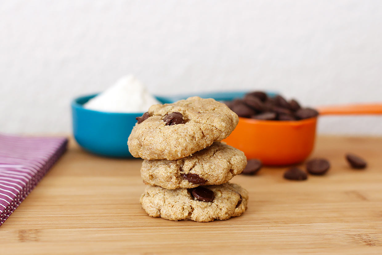Chocolate Chip and Sunflower Seed Olive Oil Cookies Recipe MyFoodDiary