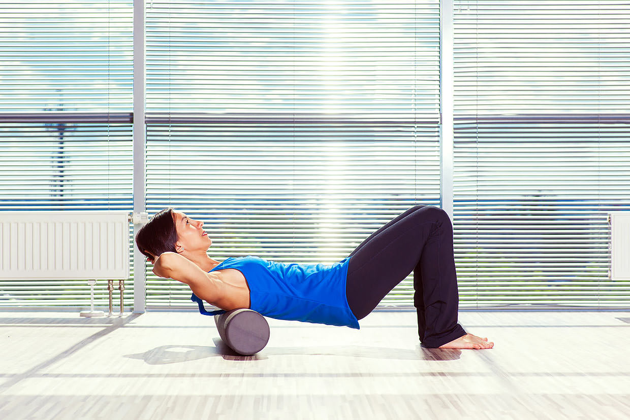 Using a Foam Roller MyFoodDiary