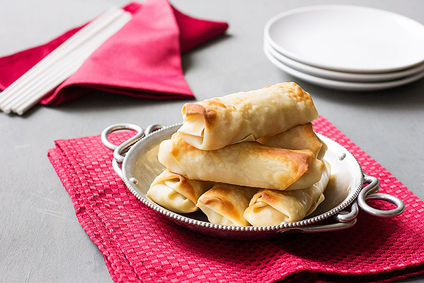 Baked Vegetable Egg Rolls Recipe